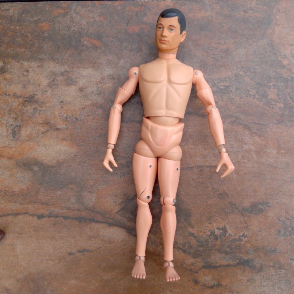 Vintage 1964 GI Joe with Communications Box Headphones - Picture 7 of 15